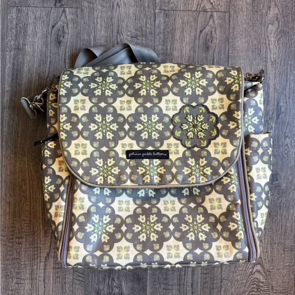 Petunia Pickle Bottom Misted Marseille Boxy Backpack - Picture 1 of 6